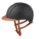 CAP CLASSIC BLACK WITH BROWN LEATHER