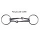 Bridao Bocal Duplo - Ring double snaffle