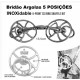 Bridão Argolas 5 POSIÇÕES