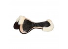 ACAVALLO CLOSE CONTACT GEL & MEMORY FOAM HALF PAD WITH SHEEPSKIN